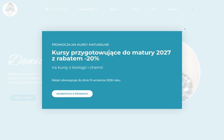 Screenshot του dawiduczy.pl