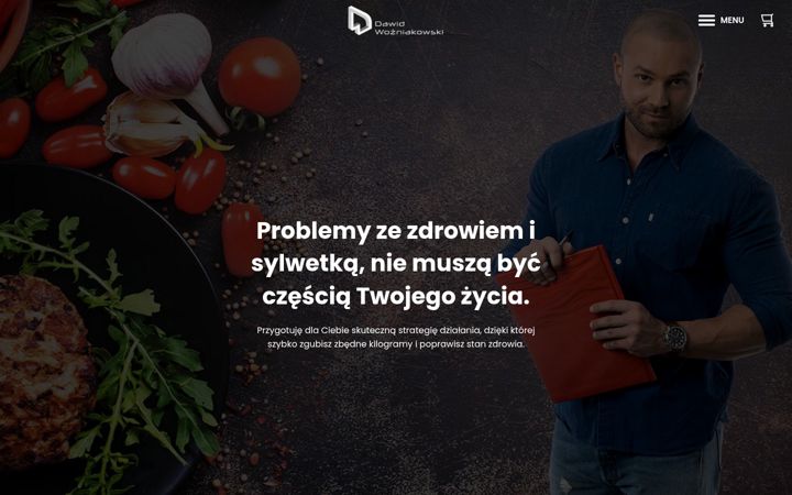 Screenshot του dawidwozniakowski.pl