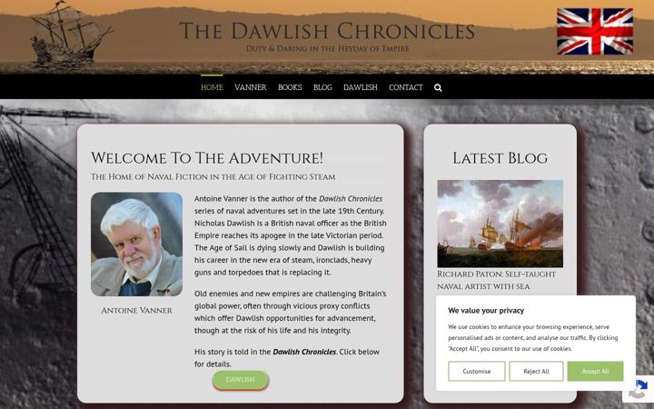 Screenshot of dawlishchronicles.com