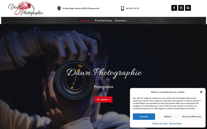 Zrzut ekranu dawnphotographie.fr