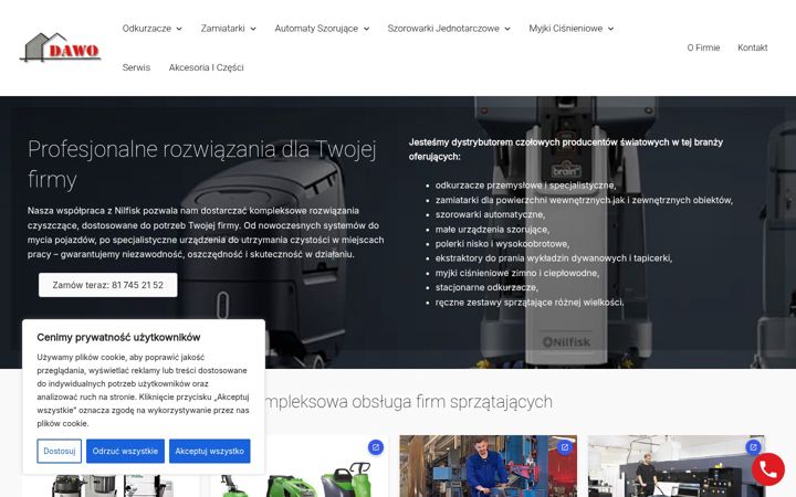 Screenshot του dawo.com.pl