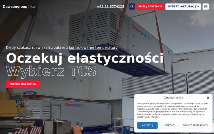 Screenshot του dawsongroup.pl
