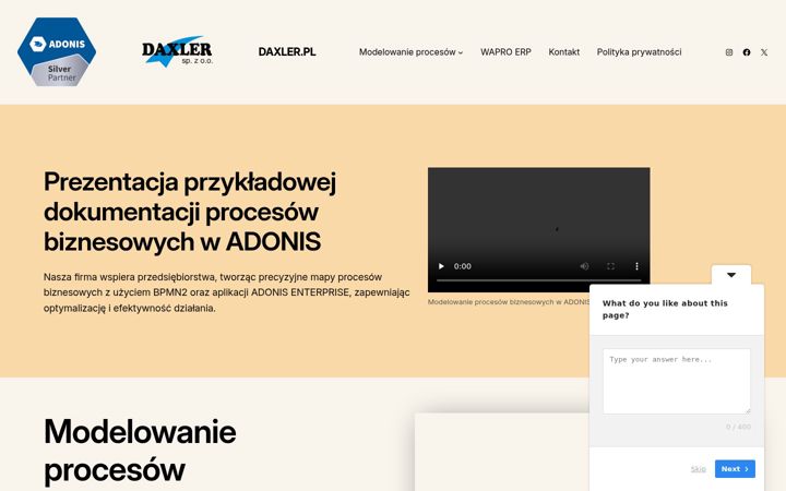 Screenshot του daxler.pl