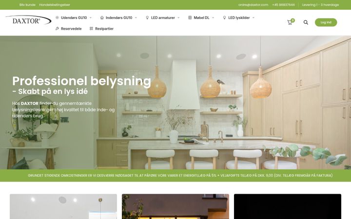 Screenshot of daxtor.com