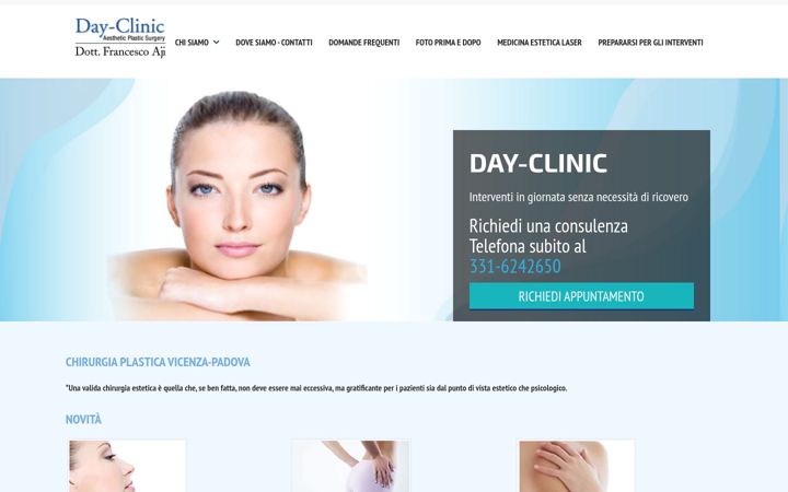 Skjermbilde av day-clinic.it