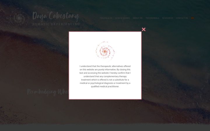 Screenshot of dayacabestany.com