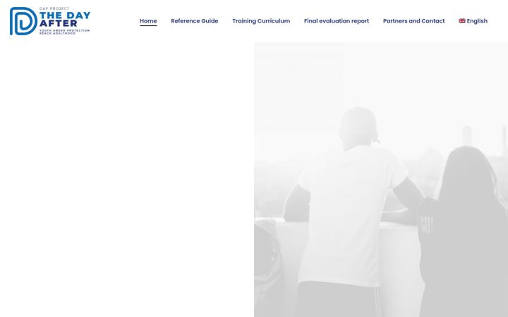 Screenshot of dayafterproject.eu