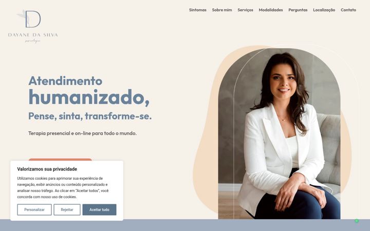 Képernyőkép: dayanedasilva.com.br