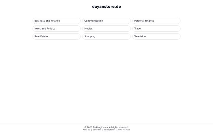 Screenshot of dayanstore.de