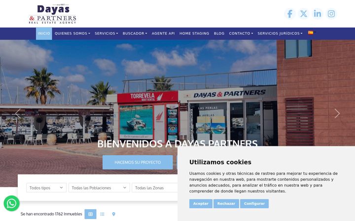 Screenshot von dayas.org