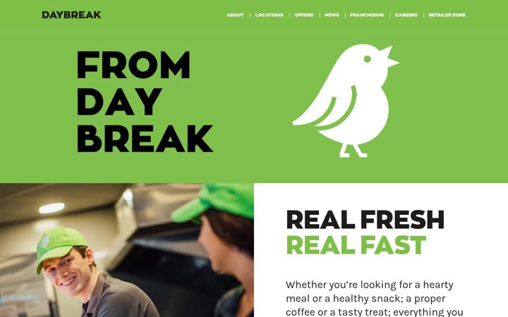 Screenshot di daybreakireland.ie