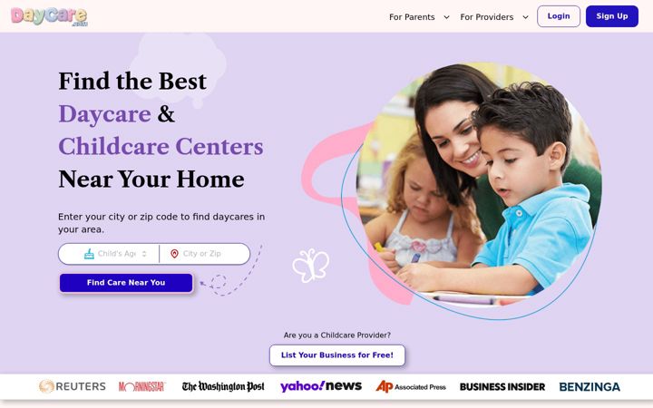 Screenshot του daycare.com