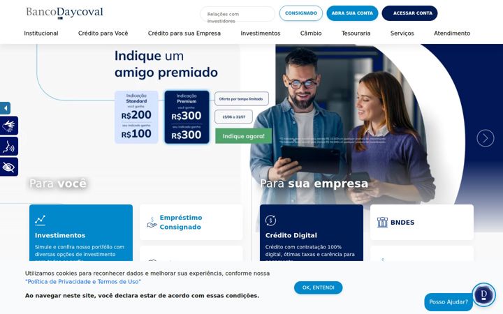 Zrzut ekranu daycoval.com.br