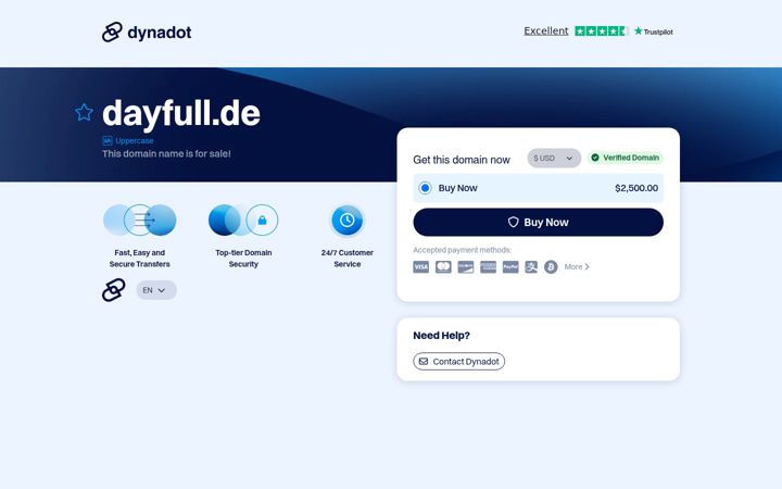 Screenshot of dayfull.de