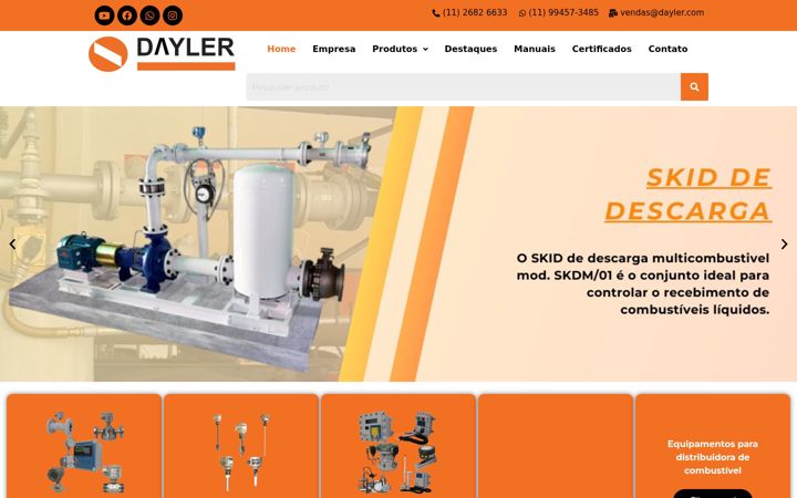 Screenshot of dayler.com