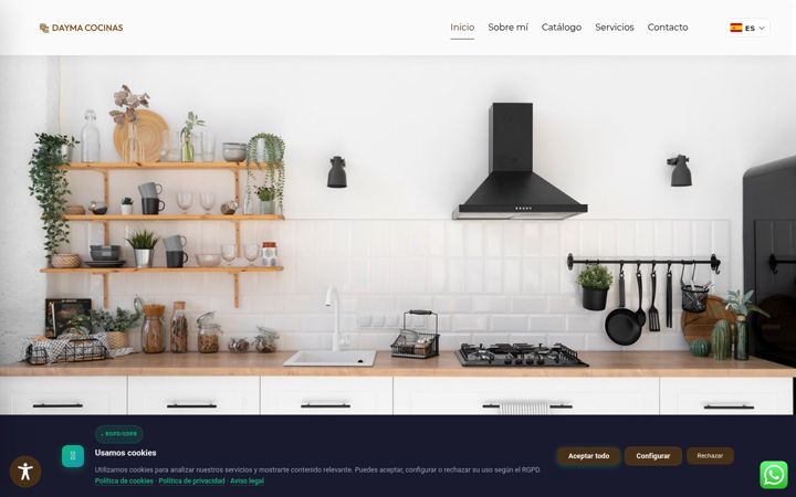 Screenshot of daymacocinas.com