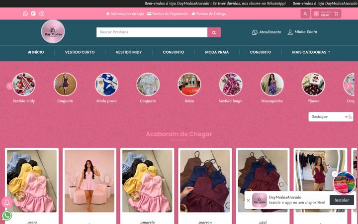 Képernyőkép: daymodasatacado.com.br