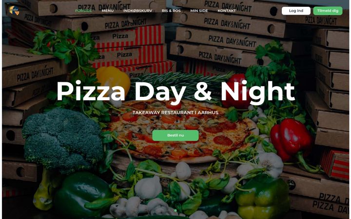 Screenshot of daynightpizza.dk
