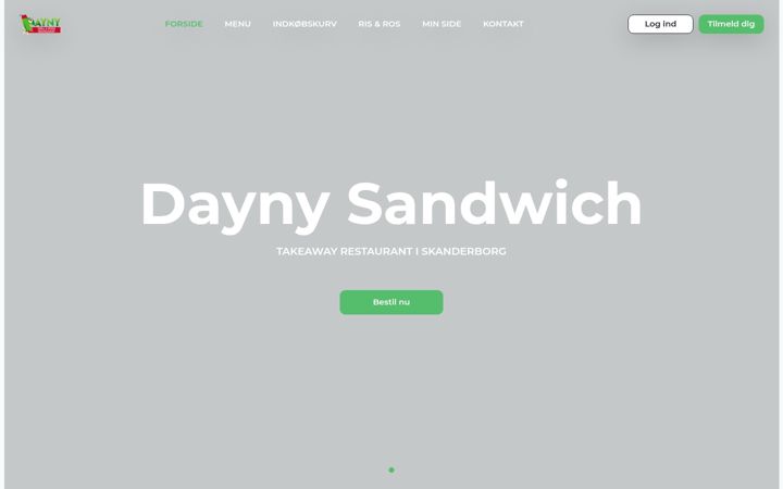 Screenshot of daynysandwich.dk