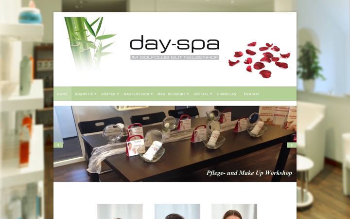Screenshot of dayspa-heddesheim.de