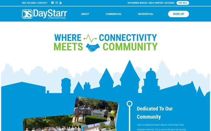 Screenshot of daystarr.net