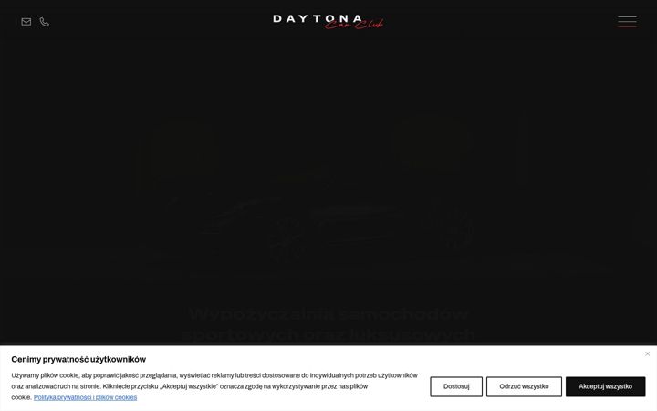 Екранна снимка на daytonacarclub.pl