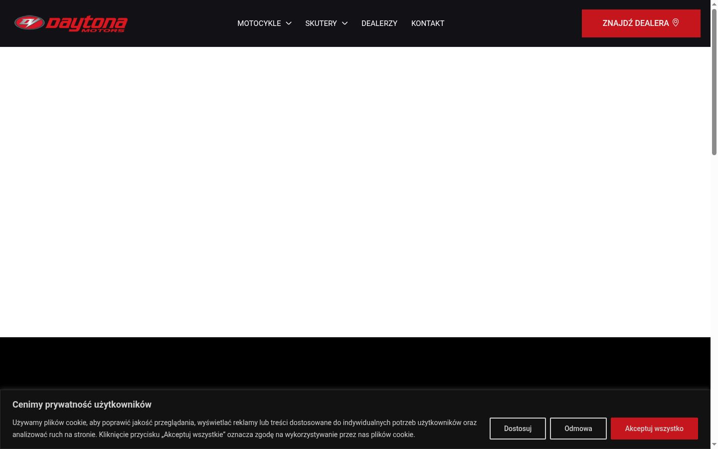 Screenshot van de toestemmingsbanner zoals getoond vóór enige interactie