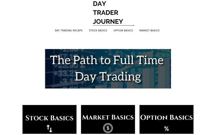 Screenshot of daytraderjourney.com