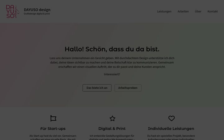 Screenshot of dayuso.de