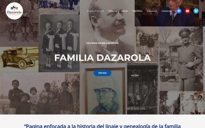 Screenshot of dazarola.com