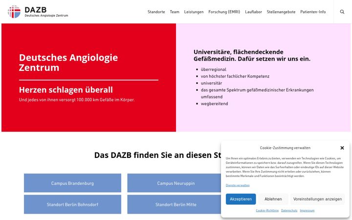 Screenshot of dazb.de