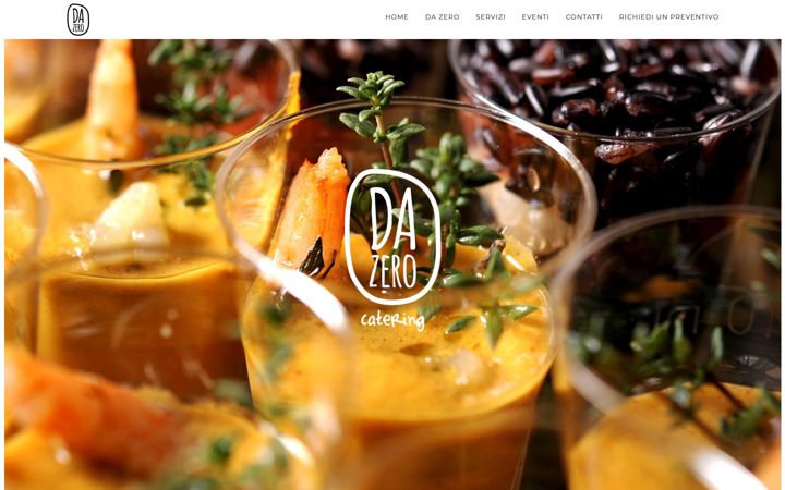 Posnetek zaslona dazerocatering.it