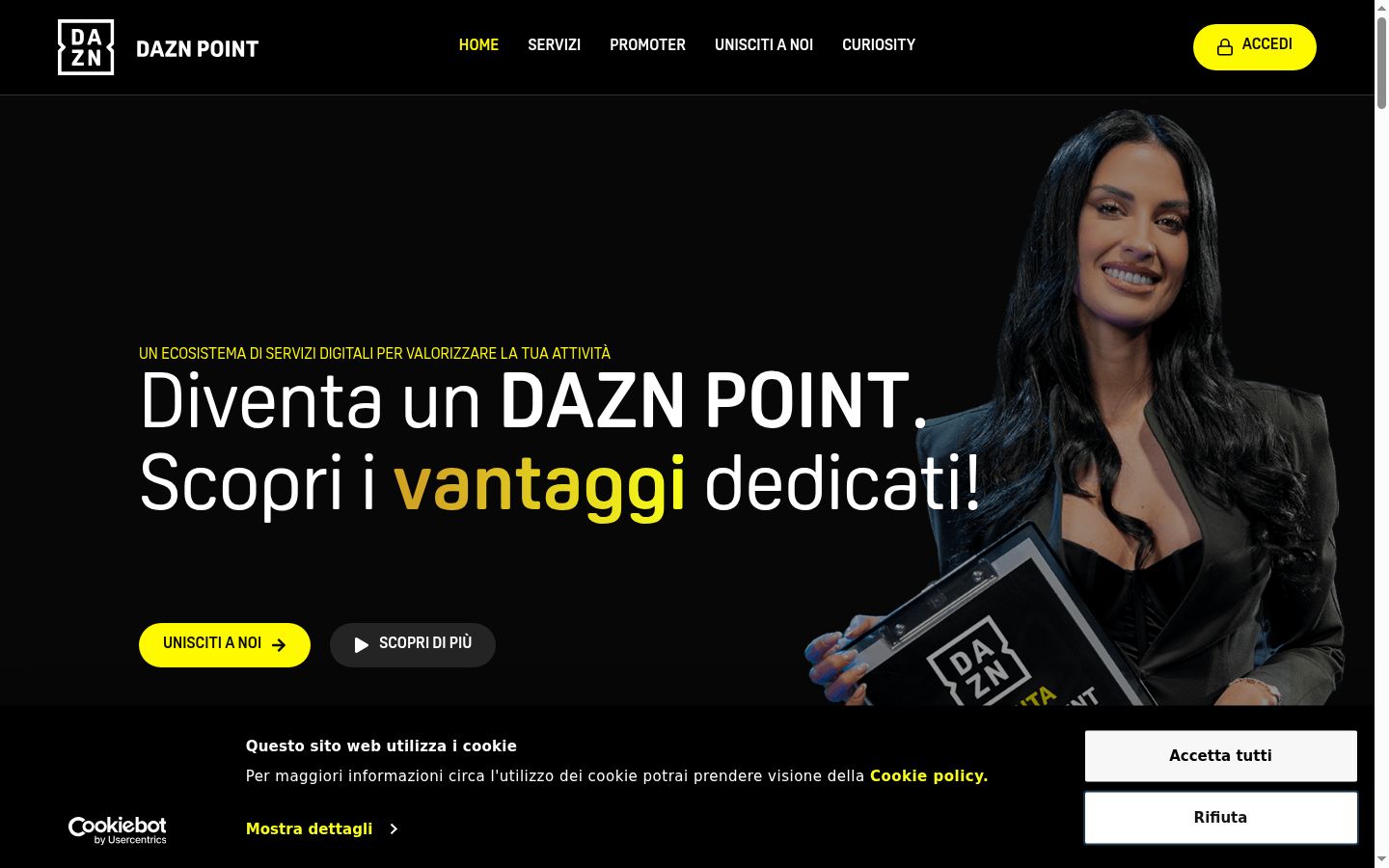 Screenshot tal-banner tal-kunsens muri qabel kwalunkwe interazzjoni