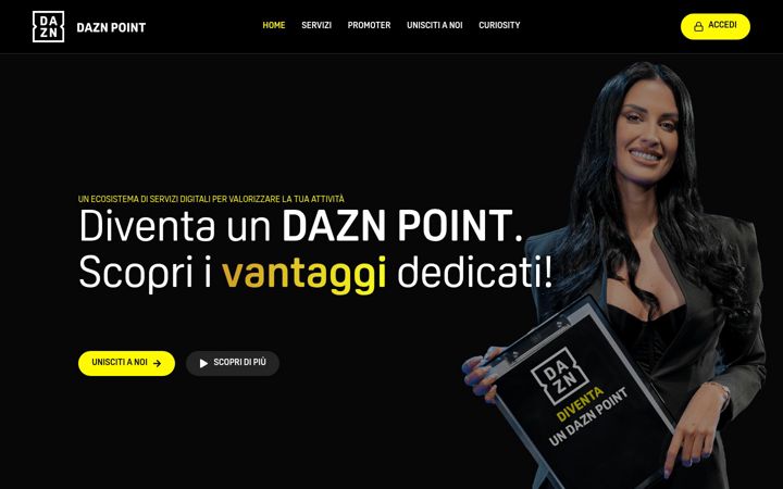 Screenshot ta' daznpoint.it