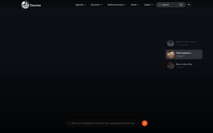 Screenshot of dazona.pt
