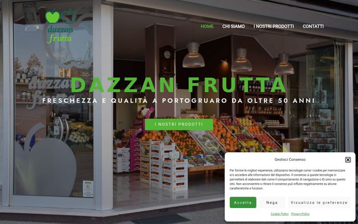 Screenshot of dazzanfrutta.it