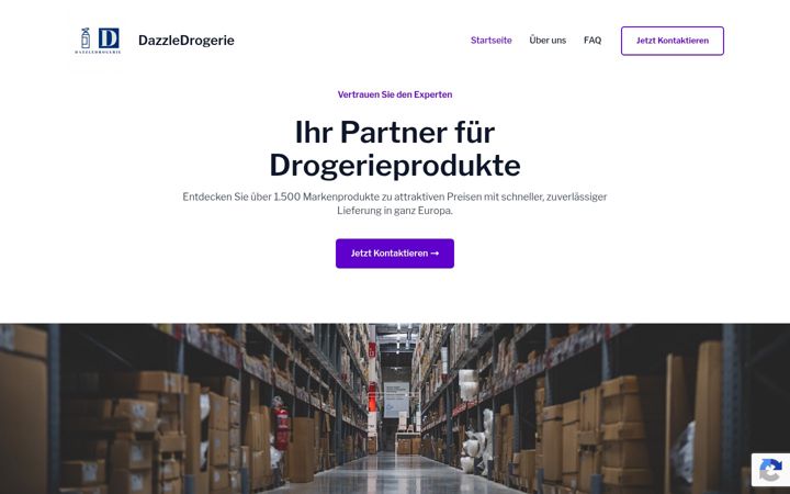Screenshot of dazzledrogerie.com