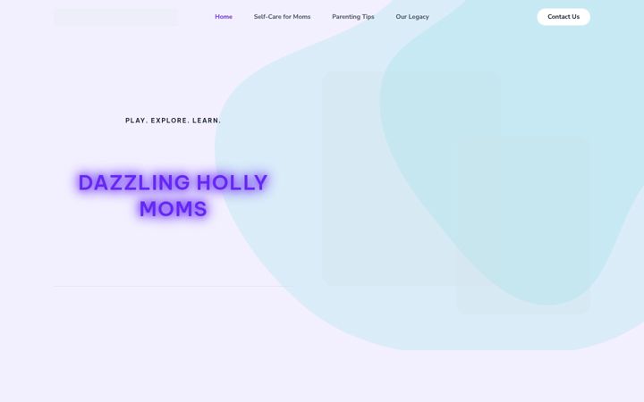 Screenshot of dazzlinghollymoms.com