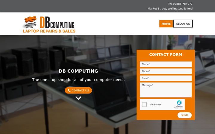Screenshot of db-computing.co.uk