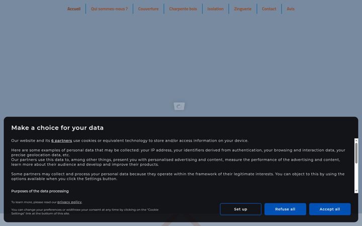 Screenshot ta' db-couvreur.fr
