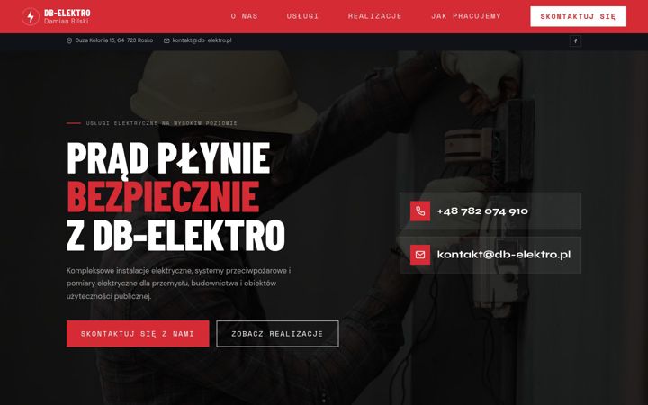 Екранна снимка на db-elektro.pl