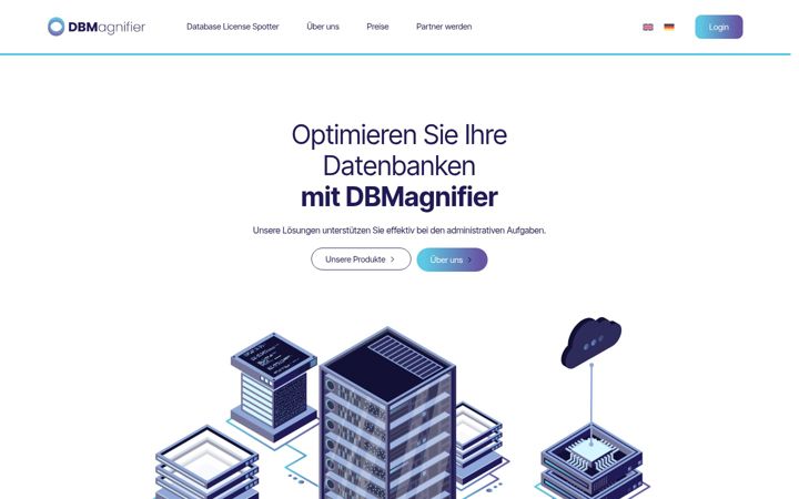 Screenshot of db-magnifier.com