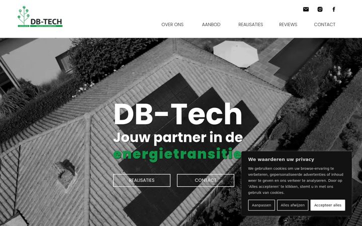 Screenshot of db-tech.be