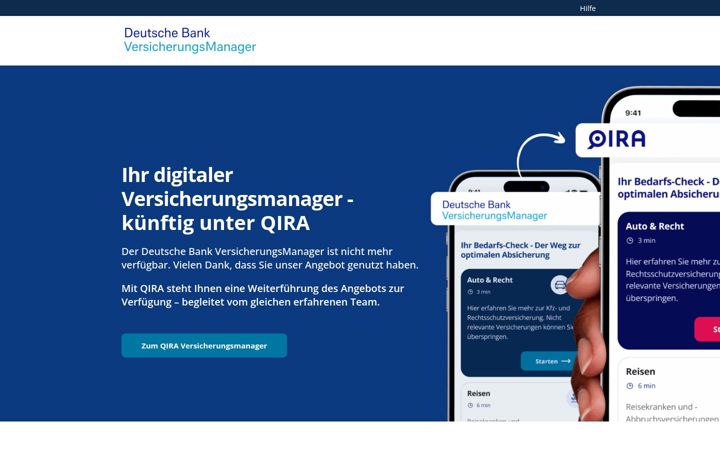 Screenshot of db-versicherungsmanager.de