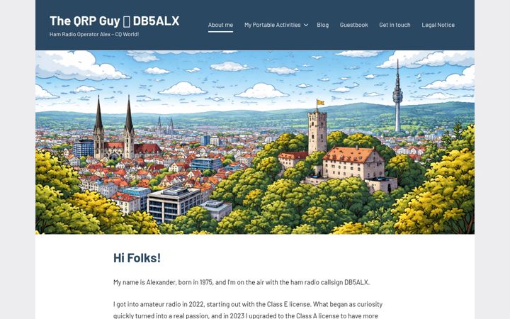 Screenshot of db5alx.de