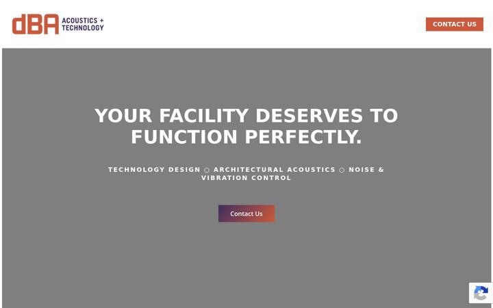 Screenshot of dbadesigngroup.com