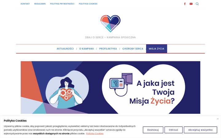 Екранна снимка на dbajoserce.pl