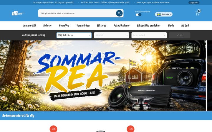 Screenshot von dbakuten.se