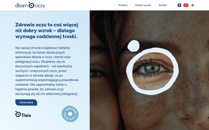Screenshot of dbamooczy.pl