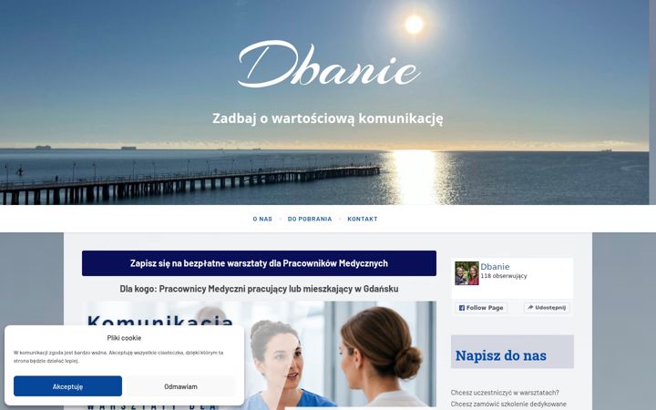 Screenshot of dbanie.pl